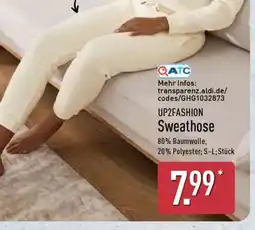 Aldi Nord UP2FASHION Sweathose Angebot