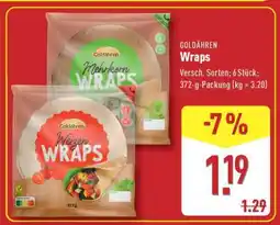 Aldi Nord GOLDÄHREN Wraps Angebot