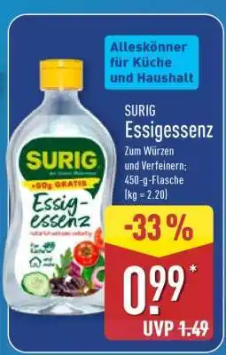 Aldi Nord Surig Essigessenz Angebot
