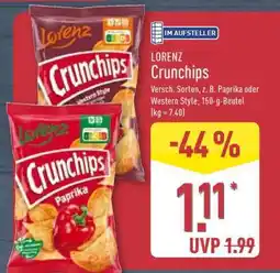 Aldi Nord Crunchips Angebot