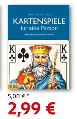 E-Center Kartenspiele für eine person Angebot