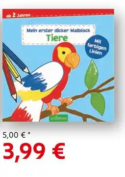 E-Center Mein erster dicker malblock tiere Angebot