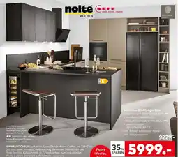 porta Nolte einbauküche plus/artline, lava/stripe wood coffee Angebot