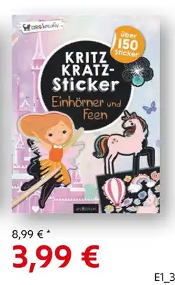 E-Center Kritz kratz-sticker einhörner und feen Angebot