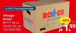 ROLLER Roller umzugskarton Angebot