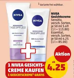 PENNY Nivea gesichtscreme sensitiv Angebot