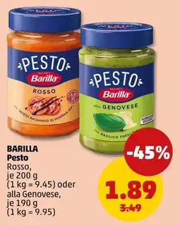PENNY Barilla pesto rosso Angebot
