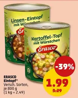 PENNY Erasco linsen-eintopf mit würstchen Angebot