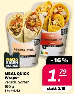 NETTO Meal quick wraps Angebot