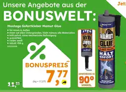 Globus Baumarkt Bostik mamut glue Angebot