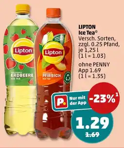 PENNY Lipton erdbeere ice tea Angebot