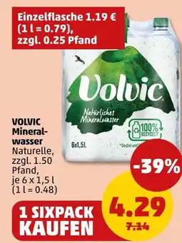 PENNY Volvic mineralwasser naturelle Angebot