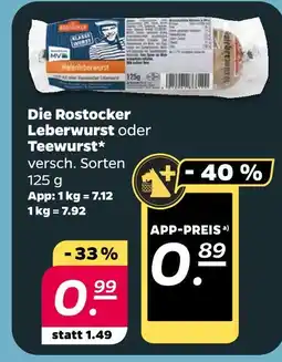 NETTO Rostocker leberwurst Angebot