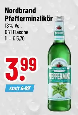 trinkgut Nordbrand pfefferminzlikör Angebot