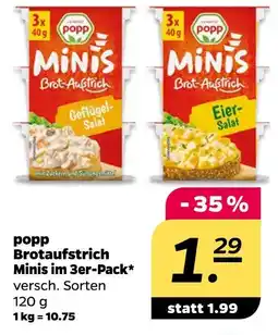 NETTO Popp brotaufstrich Angebot