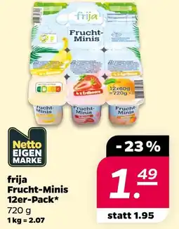 NETTO Frija frucht-minis Angebot