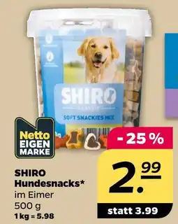NETTO Netto eigenmarke shiro hundesnacks Angebot