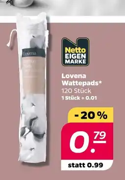 NETTO Lovena wattepads Angebot
