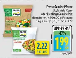 diska Frosta gemüse pfanne style asia curry Angebot