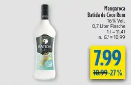 diska Mangaroca batida de coco rum Angebot