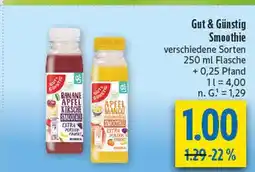diska Gut & günstig banane apfel kirsche smoothie Angebot