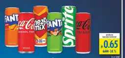 diska Coca-cola, fanta, sprite oder mezzo mix Angebot