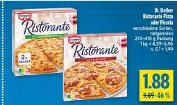diska Dr. oetker ristorante pizza piccola margherita Angebot