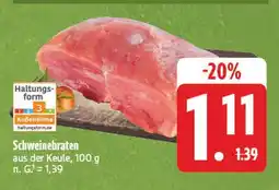 E-Center Schweinebraten Angebot