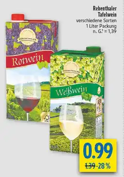diska Rebenthaler rotwein Angebot