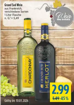diska Grand sud chardonnay Angebot