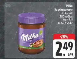 E-Center Milka haselnusscreme Angebot