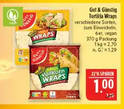 Marktkauf Gut & günstig tortilla wraps Angebot