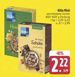 E-Center Kölln müsli schoko Angebot