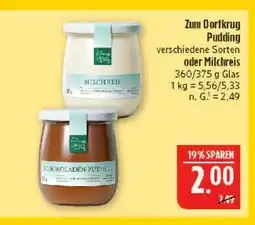 Marktkauf Zum dorfkrug pudding Angebot