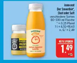 Marktkauf Innocent der smoothie Angebot