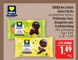Marktkauf Edeka herzstücke gelee früchte pfefferminz taler Angebot