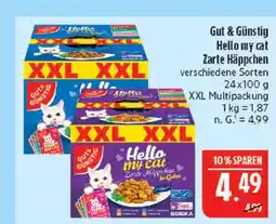 Marktkauf Gut & günstig hello my cat zarte häppchen Angebot