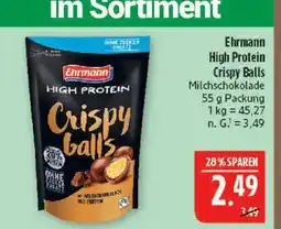 Marktkauf Ehrmann high protein crispy balls Angebot