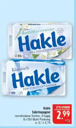 Marktkauf Hakle jasmin mit duft & dekor toilettenpapier Angebot