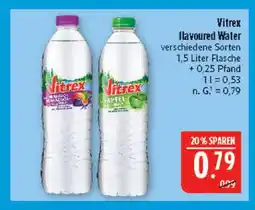 Marktkauf Vitrex flavoured water - traube maracuja Angebot