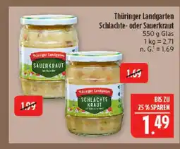 Marktkauf Thüringer landgarten sauerkraut Angebot