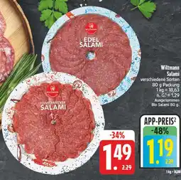 Edeka Wiltmann edel salami Angebot