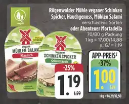 Edeka Rügenwalder mühle vegane mühlen salami klassisch Angebot