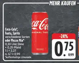 Edeka Coca-cola coca-cola Angebot
