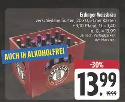 Edeka Erdinger weissbräu bier Angebot
