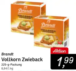 KONSUM Brandt Vollkorn Zwieback Angebot