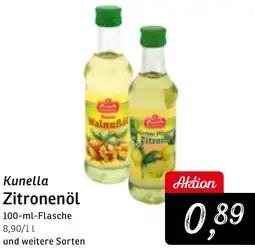 KONSUM Kunella Zitronenöl Angebot