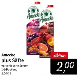 KONSUM Amecke plus Säfte Angebot