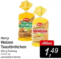 KONSUM Harry Weizen Toastbrötchen Angebot