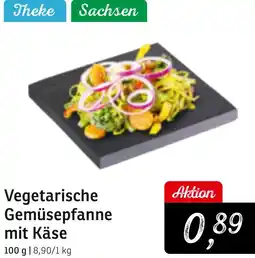 KONSUM Vegetarische Gemüsepfanne mit Käse Angebot
